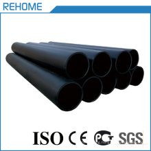 ISO4427 Water Supply 20mm to 630mm HDPE Pipe Black Pipe with PE100 PE80